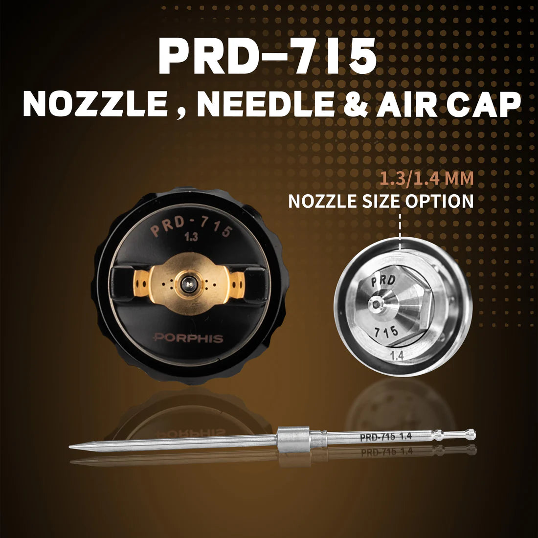 PRD-715 - Nozzle, Needle & Air Cap 1.3mm