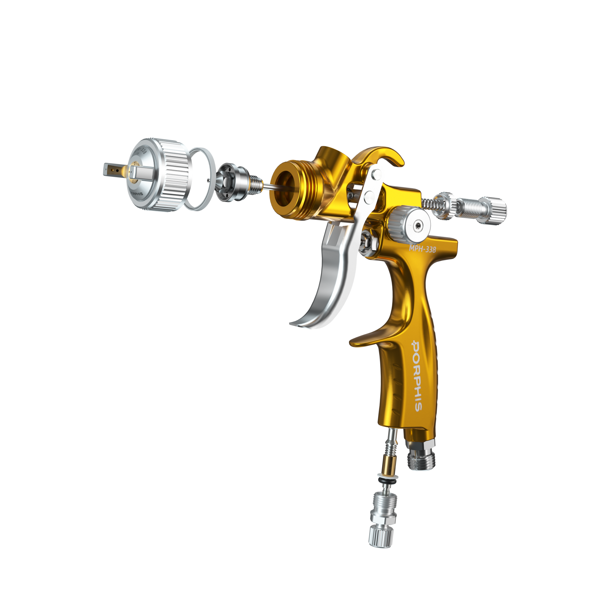 Porphis MPH-338 LVLP MINI Spray Gun