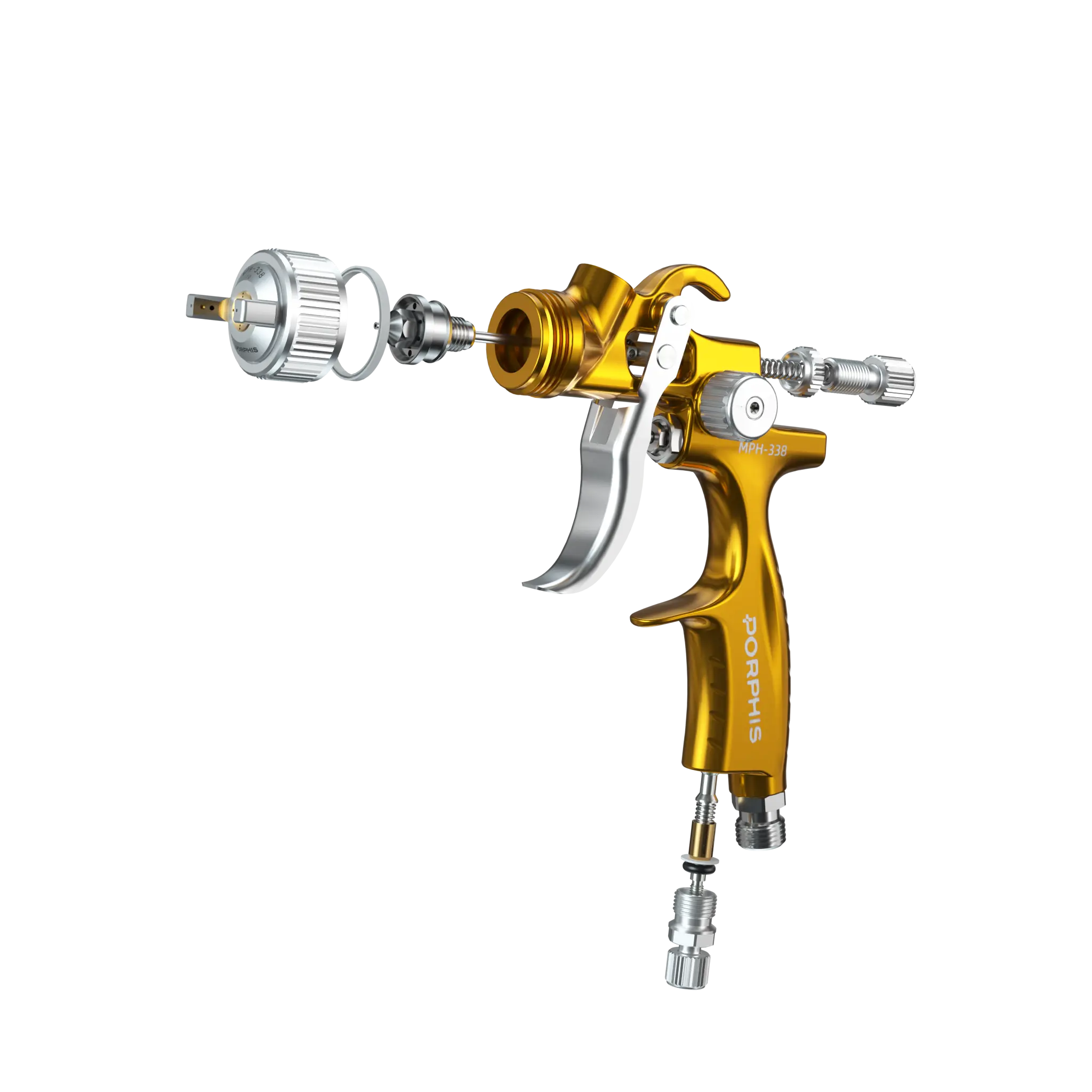 MPH-338 LVLP MINI Spray Gun Porphis