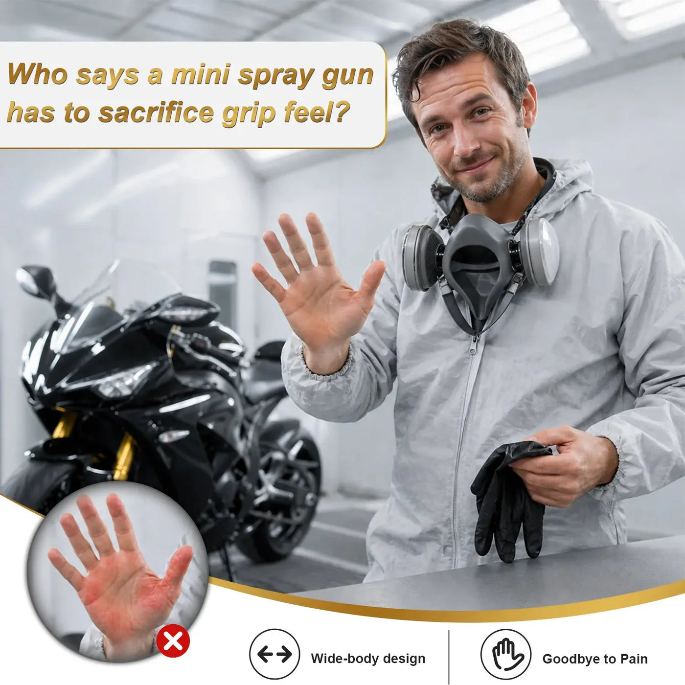 Porphis MPH-338 LVLP MINI Spray Gun