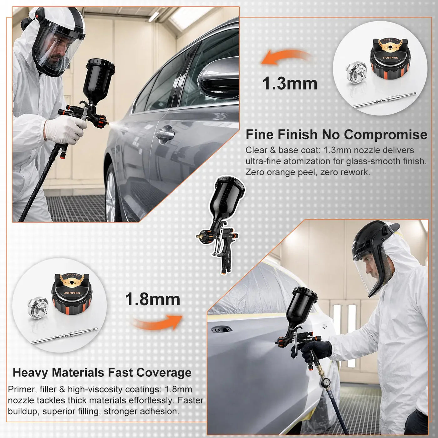 PHS-155 MP Spray Gun