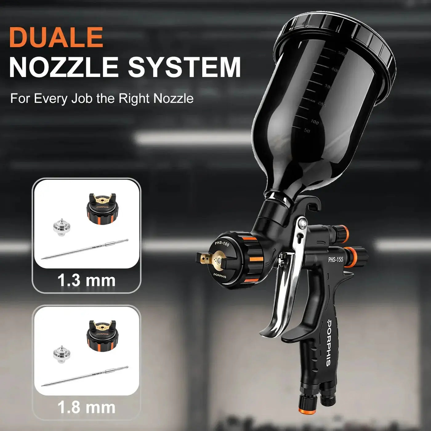 PHS-155 MP Spray Gun Porphis