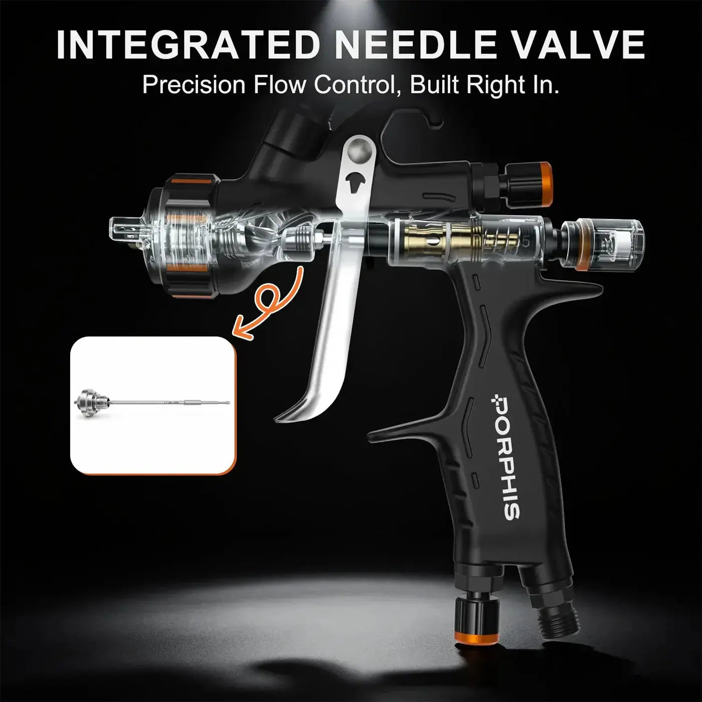 PHS-155 MP Spray Gun Porphis