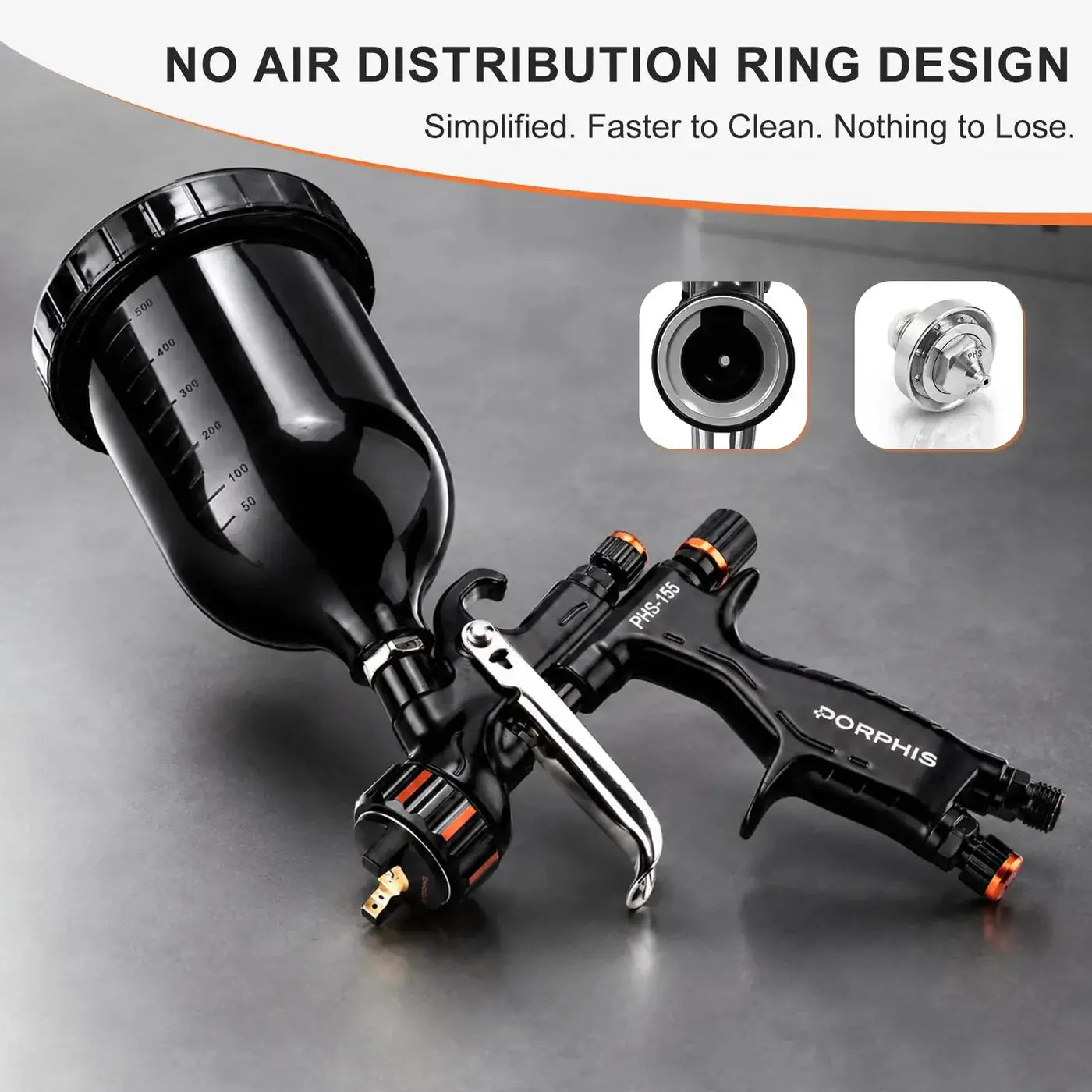 PHS-155 MP Spray Gun Porphis