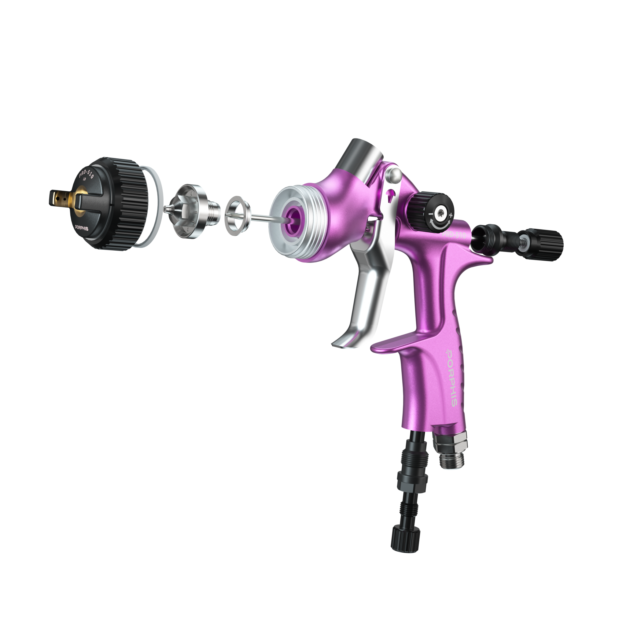 PRD-510 LVLP Spray Gun - Small Compressor Friendly