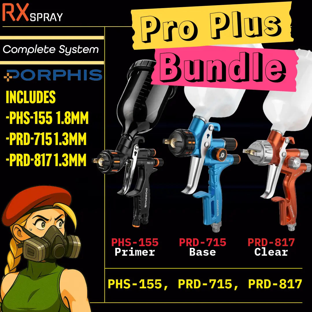 porphis spray gun bundle 155 715 817