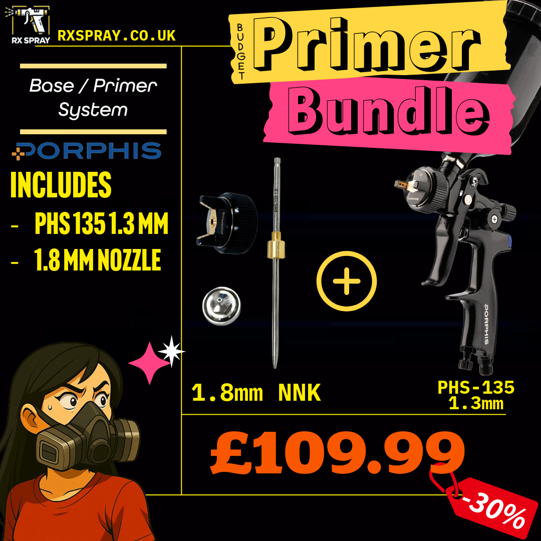 Porphis PHS-135 MP Nozzle 1.3 + 1.8mm Base / Primer Bundle