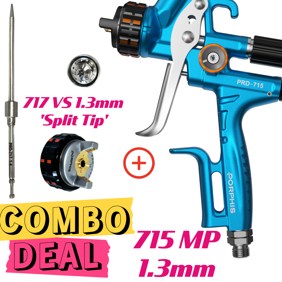 Porphis PRD 715 1.3mm + 717 1.3mm (Needle Nozzle Cap Set)