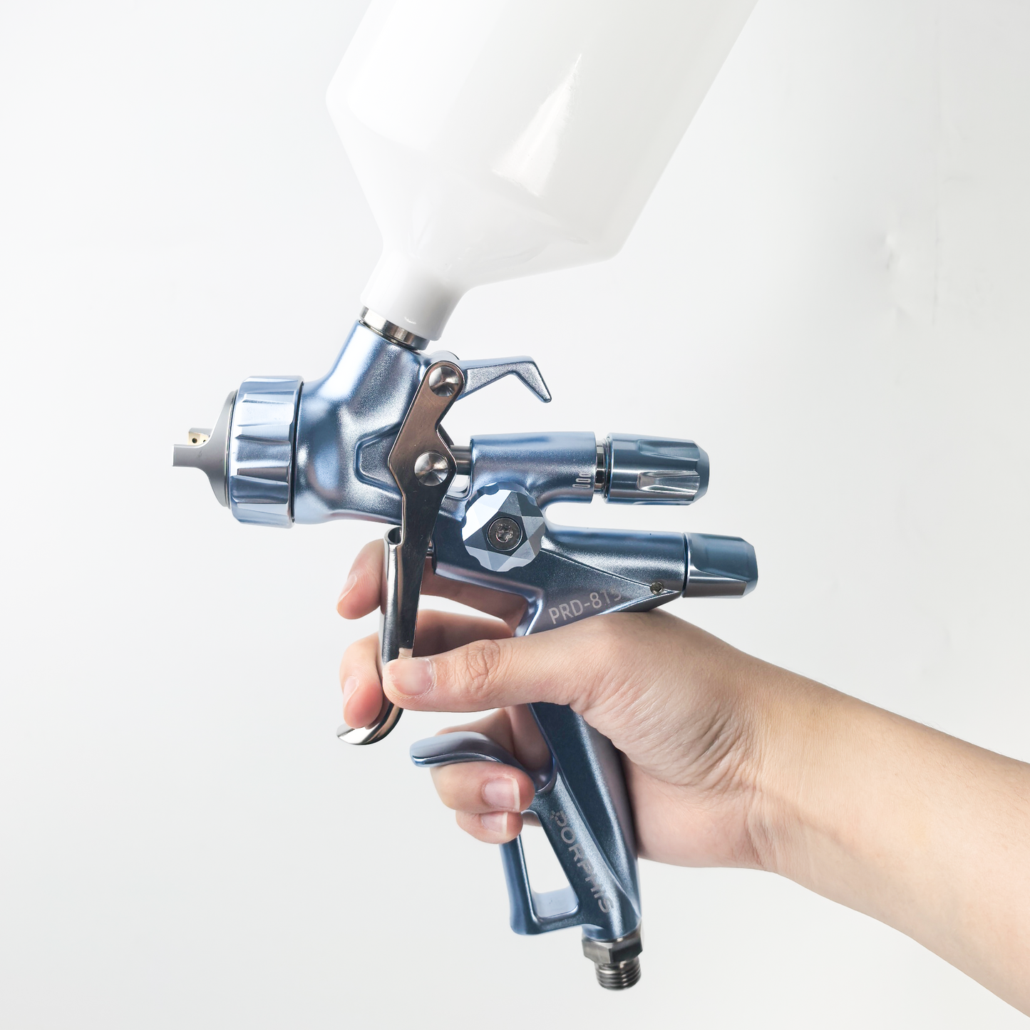 Porphis PRD-815 MP 1.3mm Professional Spray Gun + PPS 1.0 Adapter and PPS Cup