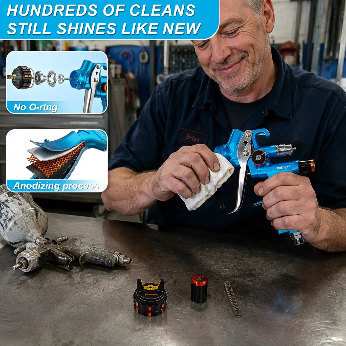 PRD-715 MP Professional Spray Gun
