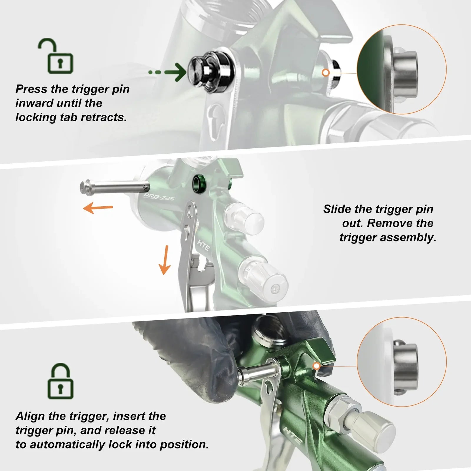 PRD-725 MP Professional Spray Gun
