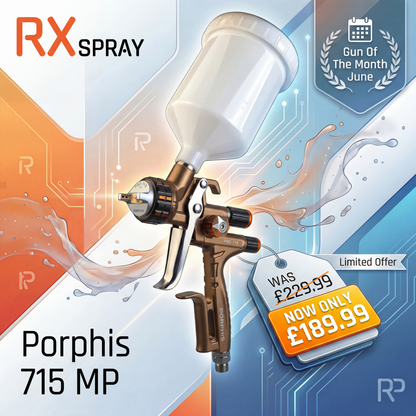 Porphis PRD-715 MP Nozzle 1.3mm Professional Spray Gun - Gun Of The Month June