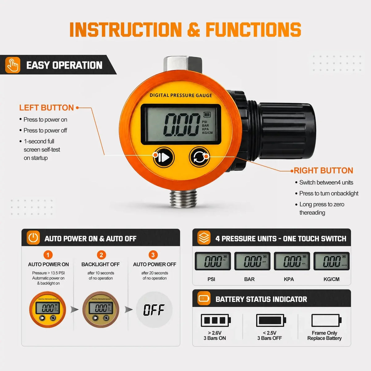Digital Diaphragm Air Regulator