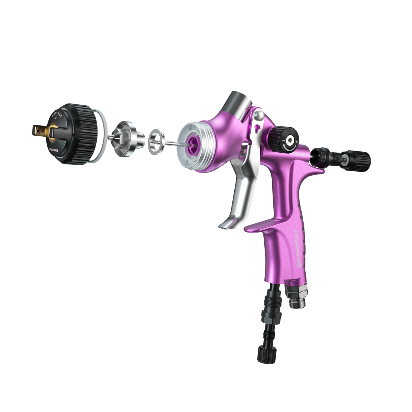 PRE-ORDER - Porphis PRD-510 LVLP Spray Gun -Small Compressor Friendly