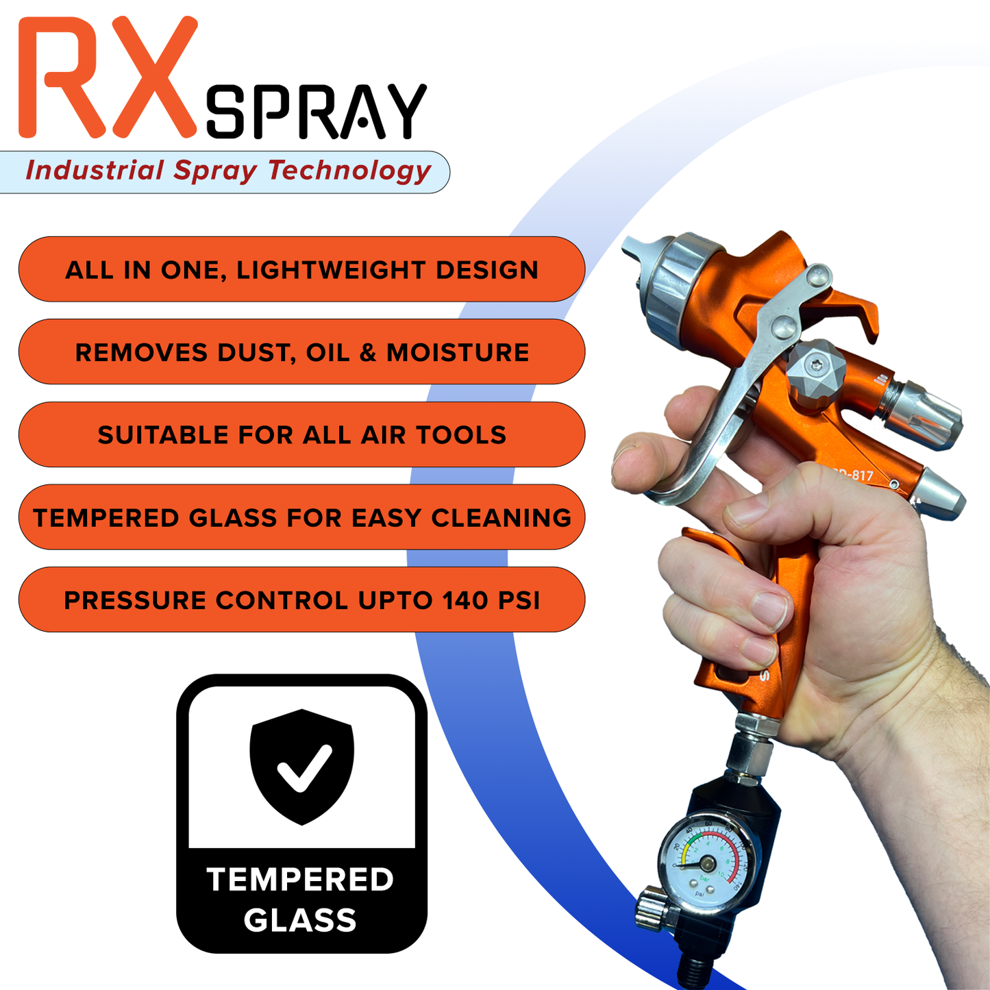 Porphis / RX Spray - Regulator / Water Separator