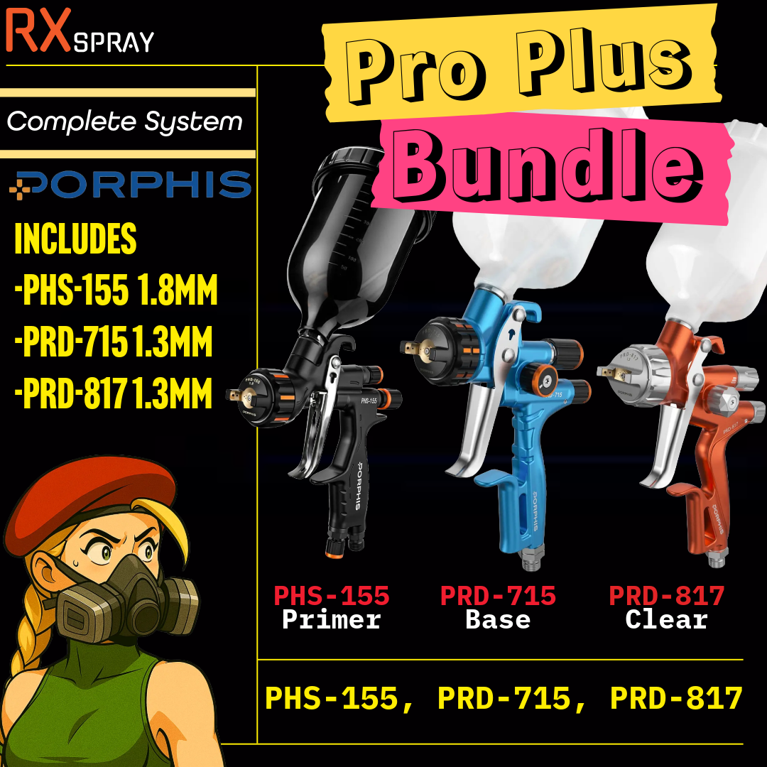 porphis spray gun bundle 155 715 817